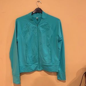 Lucy aqua activewear zip up
